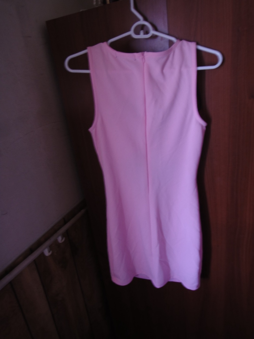 Forever 21 Sleeveless Light Pink Midi Shift Dress